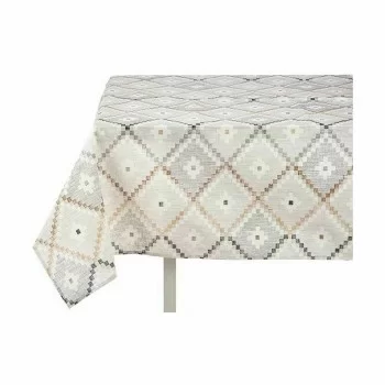 Tablecloth Thin canvas Anti-stain Rhombus 140 x 180 cm... 2