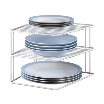 Kitchen Cupboard Organiser Metaltex Silos 3 Shelves Metal...