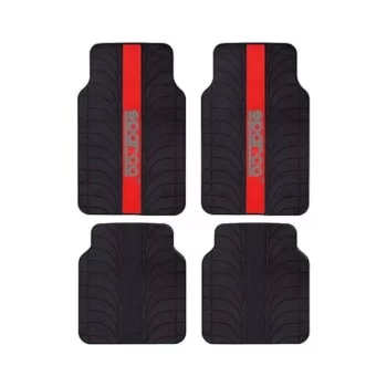 Car Floor Mat Set Sparco SPC1913RS Universal Black/Red (4...
