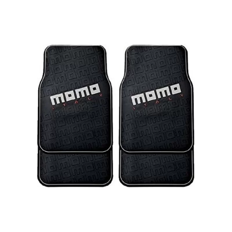 Car Floor Mat Set Momo 009 Universal Black/Red...