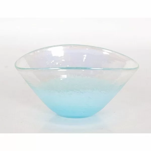 Centerpiece DKD Home Decor 27 x 20 x 15,5 cm Crystal Blue Transparent