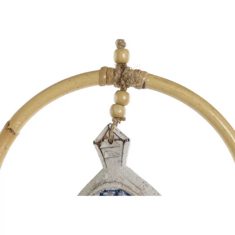 Hanging decoration Home ESPRIT Blue Natural 25...