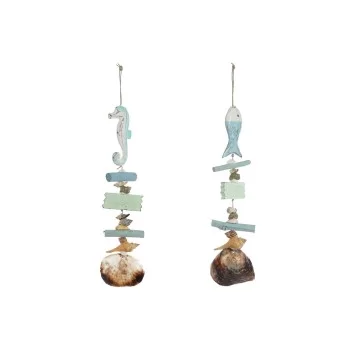 Hanging decoration Home ESPRIT Blue Green Mediterranean...