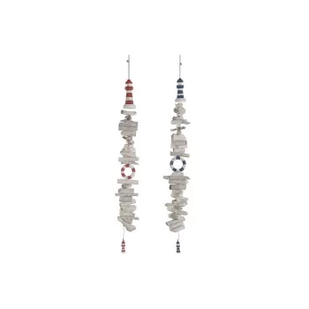 Hanging decoration Home ESPRIT Blue White Red Headlight...