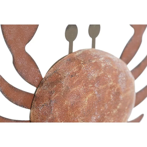 Decorative Figure Home ESPRIT Blue Red Natural Crab 17,5 x 6 x 29 cm (2 Units)