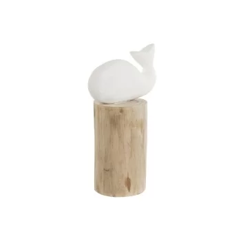 Decorative Figure Home ESPRIT White Natural Whale...