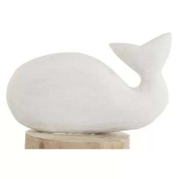 Decorative Figure Home ESPRIT White Natural Whale... 2
