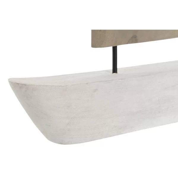 Decorative Figure Home ESPRIT Blue White Grey Candle maker Mediterranean 42 x 5 x 60 cm