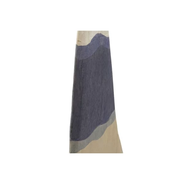 Decorative Figure Home ESPRIT Blue White Grey Candle maker Mediterranean 42 x 5 x 60 cm