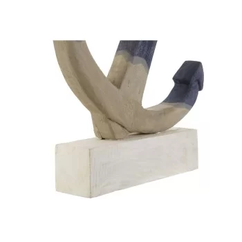 Decorative Figure Home ESPRIT Blue White Grey Anchor... 2