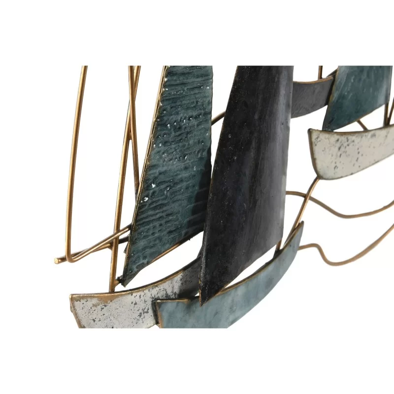 Wall Decoration Home ESPRIT Blue Golden Yachts...