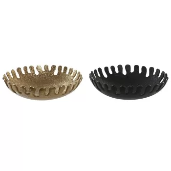 Centerpiece DKD Home Decor Black Golden Modern 32 x 32 x...