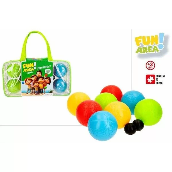 Boules Set Colorbaby Fun Area! 10 Pieces 31 x 8 x 16,5 cm