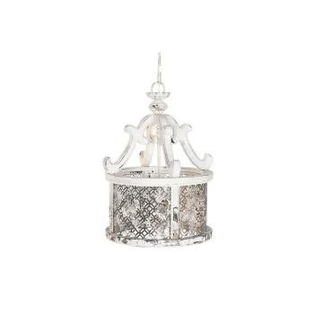Ceiling Light DKD Home Decor White Metal Fir 40 W Vintage...