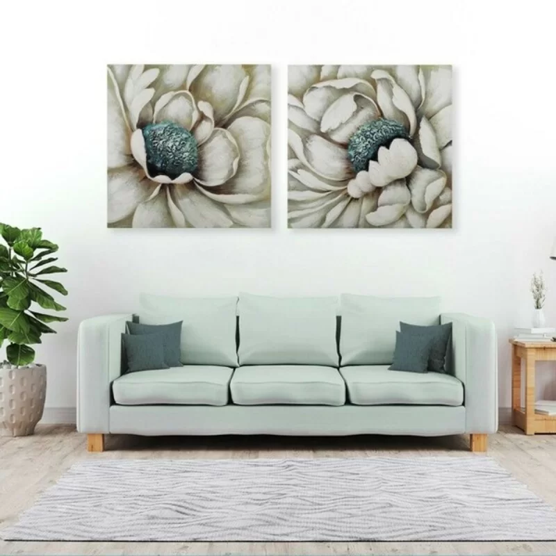 Painting Versa Flower Canvas (2,8 x 80 x 80 cm)