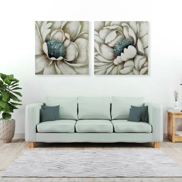 Painting Versa Flower Canvas (2,8 x 80 x 80 cm)
