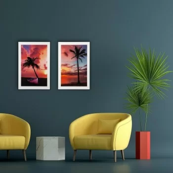 Painting Versa Crystal MDF Wood (2 x 60 x 40 cm) 2