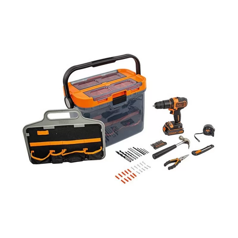 Drill and accessories set Black & Decker...
