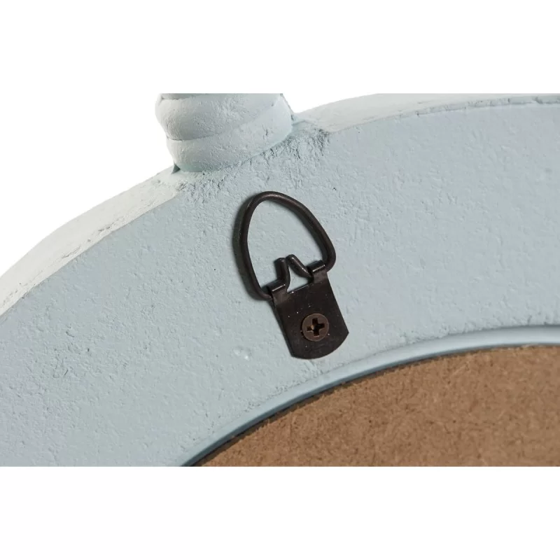 Wall mirror Home ESPRIT Sky blue Wood Rope...