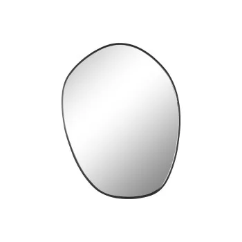 Wall mirror Home ESPRIT Black Metal Mirror Modern 60 x...