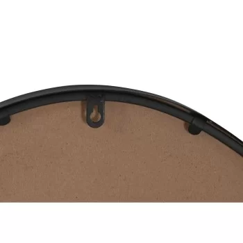 Wall mirror Home ESPRIT Black Metal Mirror Modern 60 x... 2