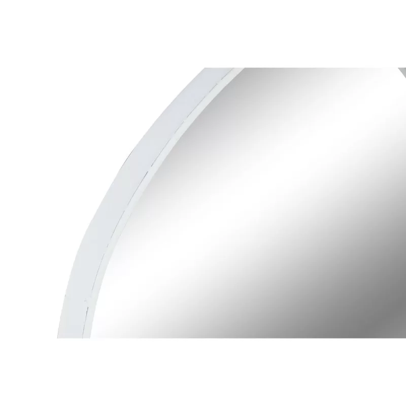 Wall mirror Home ESPRIT White Metal Mirror...
