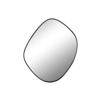 Wall mirror Home ESPRIT Black Metal Mirror Modern 56 x...