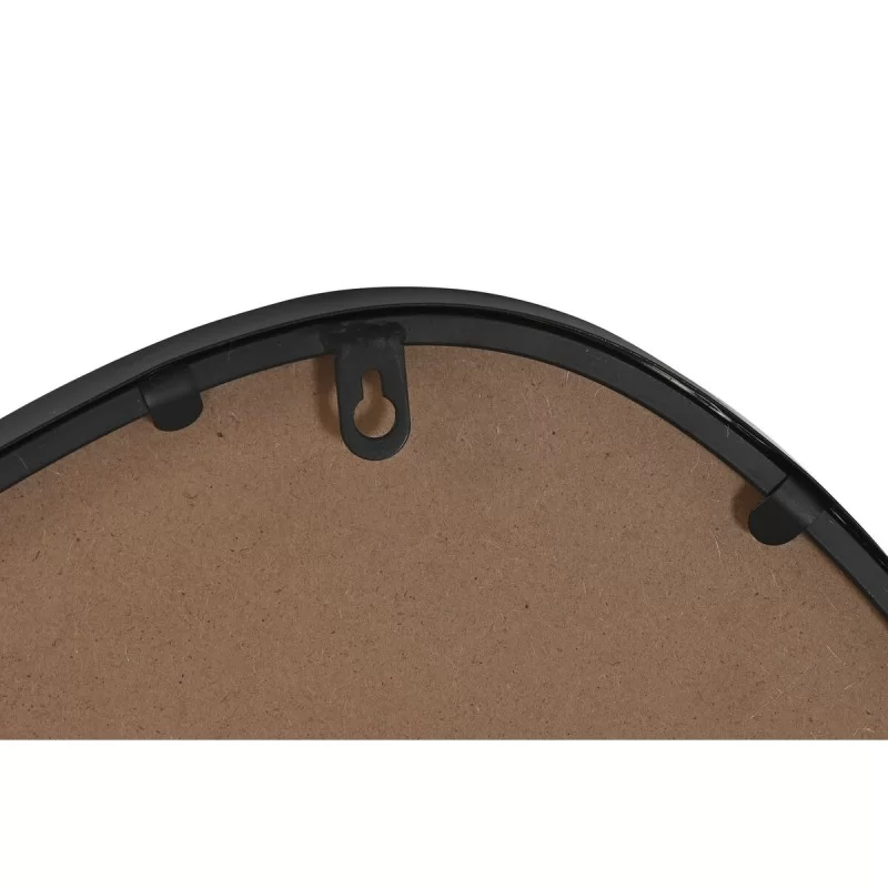 Wall mirror Home ESPRIT Black Metal Mirror...