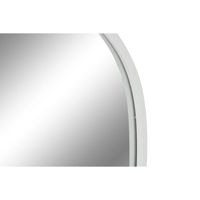 Wall mirror Home ESPRIT White Metal Mirror...