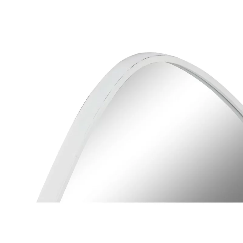 Wall mirror Home ESPRIT White Metal Mirror...