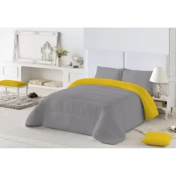 Duvet Naturals Colors 300 gsm Grey Mustard (Single) (180... 2