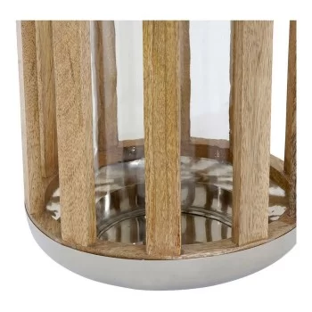 Lantern DKD Home Decor Silver Wood Metal (22 x 22 x 32 cm) 2
