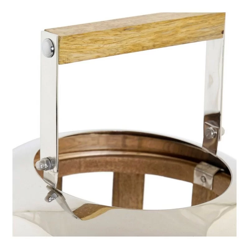 Lantern DKD Home Decor Silver Wood Metal (22 x...