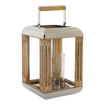 Lantern DKD Home Decor Silver Metal Crystal (23 x 23 x 36...
