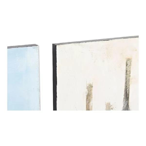 Painting DKD Home Decor CU-179188 Golden 100 x 4 x 100 cm Bottles Cottage (2 Units)