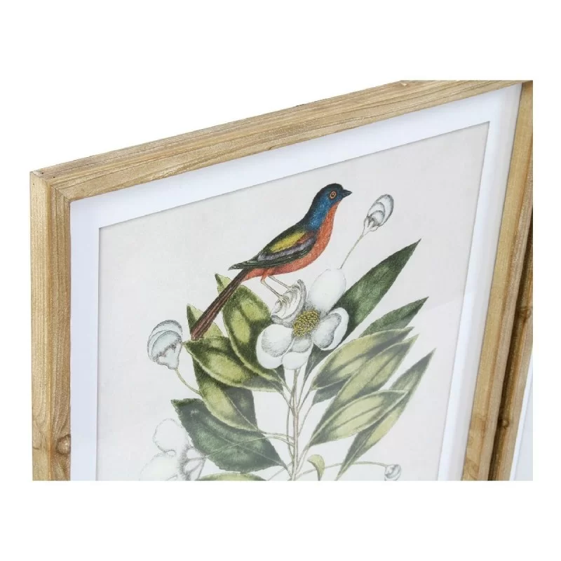 Painting DKD Home Decor Bird 55 x 2,5 x 70 cm...
