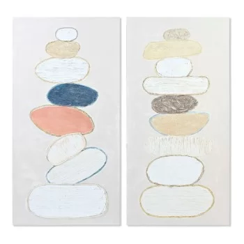 Painting DKD Home Decor Stones 60 x 3,8 x 120 cm...
