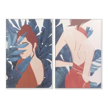 Painting DKD Home Decor Woman 83 x 4,5 x 123 cm Lady...