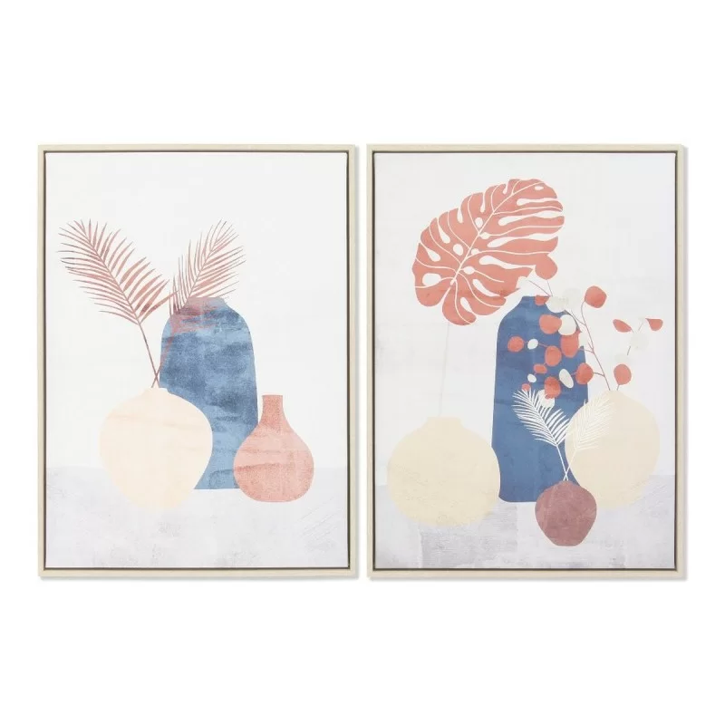 Painting DKD Home Decor Vases 53 x 4,5 x 73 cm Vase Scandinavian (2 Units)