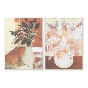 Painting DKD Home Decor 52 x 2,7 x 72 cm Plant...