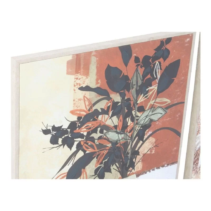Painting DKD Home Decor 52 x 2,7 x 72 cm Plant...