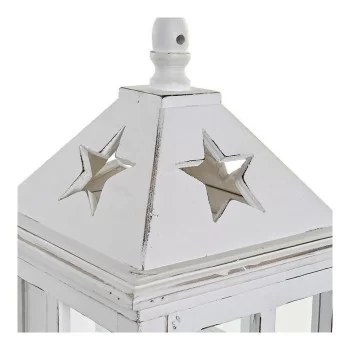 Lantern DKD Home Decor White Crystal Pinewood (21 x 21 x... 2