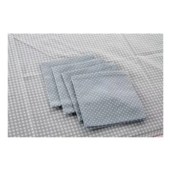 Tablecloth and napkins DKD Home Decor 8424001750399 Blue... 2