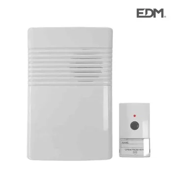 Wireless Doorbell with Push Button Bell EDM 80 dB 14,8 x... 2