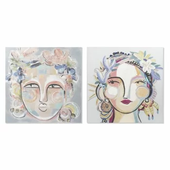 Painting DKD Home Decor Canvas 100 x 3,8 x 100 cm...