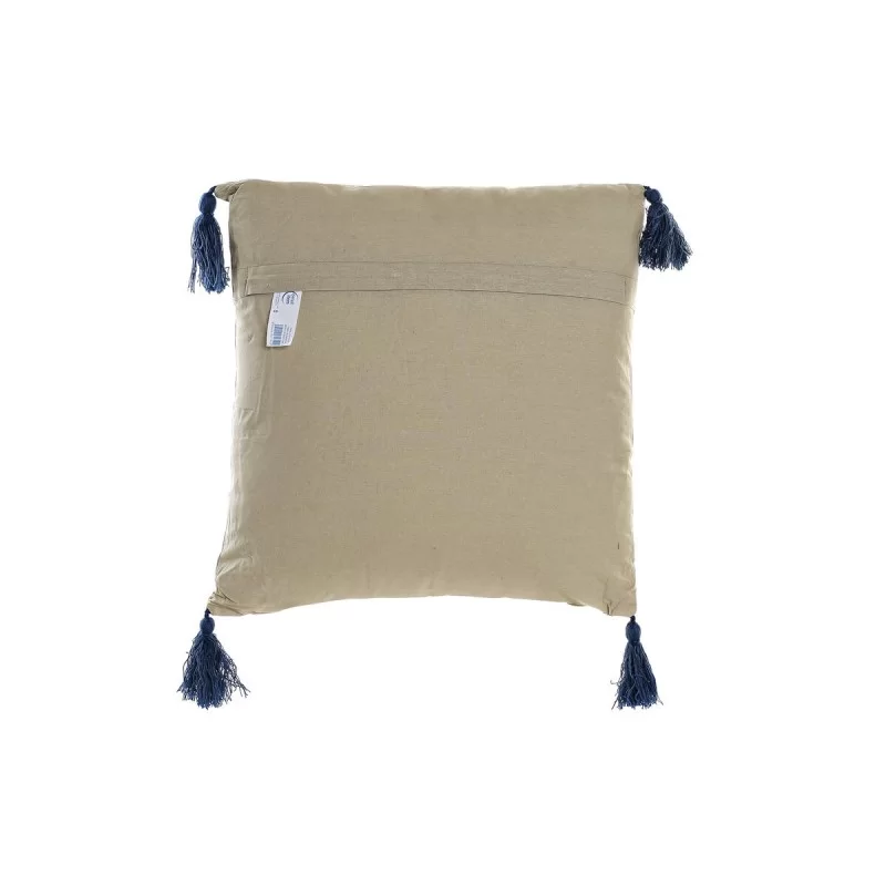 Cushion DKD Home Decor Red Tree Blue Yellow 40...