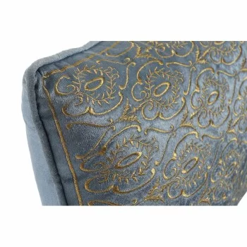 Cushion DKD Home Decor 8424001850396 Blue Golden 50 x 10... 2