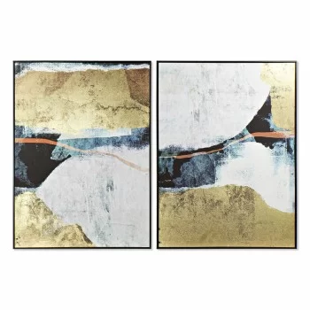 Painting DKD Home Decor 103,5 x 4,5 x 143 cm Abstract (2...