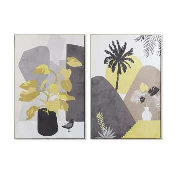 Painting DKD Home Decor 83 x 4,5 x 123 cm Moutain Boho (2...