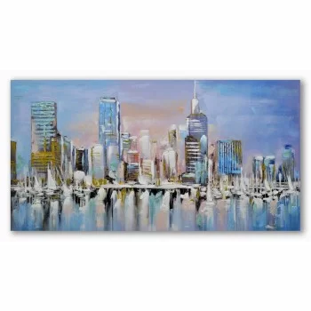 Painting DKD Home Decor City 120 x 3 x 60 cm Loft (2 Units) 2